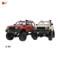 WPL C54 C54-1 1/16 RC Car 2.4G Remote Control 4X4 Off Road LC80 Model LED Light Climbing RC Truck Electric Toy Car Gift for Boy 2