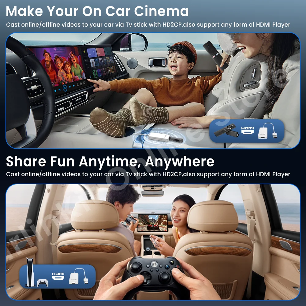 Carlinkit  ī÷-HDMI , TV ƽ Ʈ ȭ ̷ , TV ڽ Xbox ġ PS5 HDMI ġ, HD2CP