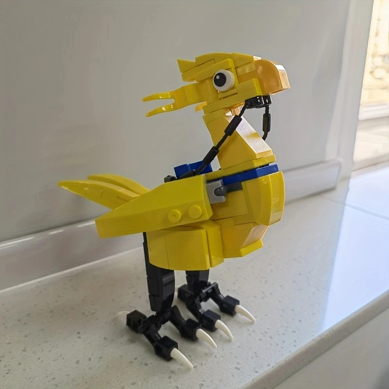 Moc Tiere Chocoboed Bausteine Spiel Maskottchen Action Figur Kwehs Ziegel Modell Zusammengebautes Spielzeug Geburtstag Geschenke – Detail 5
