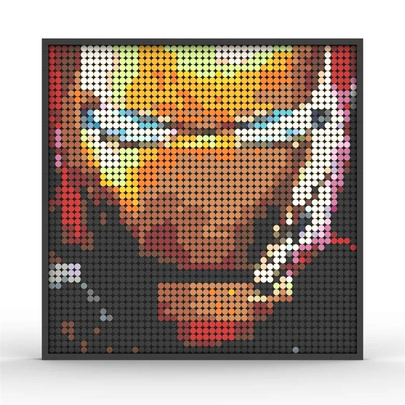 

Disney Super Hero Avenger Iron Bat Captain Spider man Blocks Brick Pixel Art Decoration DIY Toys Kids Christmas Birthday Gifts