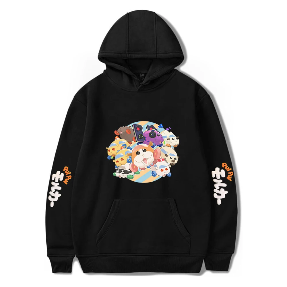 

Pui Pui Molcar Hoodie Unisex Pullover Women Men's Tracksuit Harajuku Streetwear 2021 Japanese Cartoon Fashion Clothes Plus Size