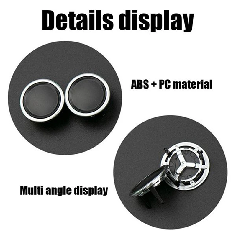 2PCS Rear Air Conditioning Knob AC Knob Heat Control Switch Button For Sharan Auto Accessories