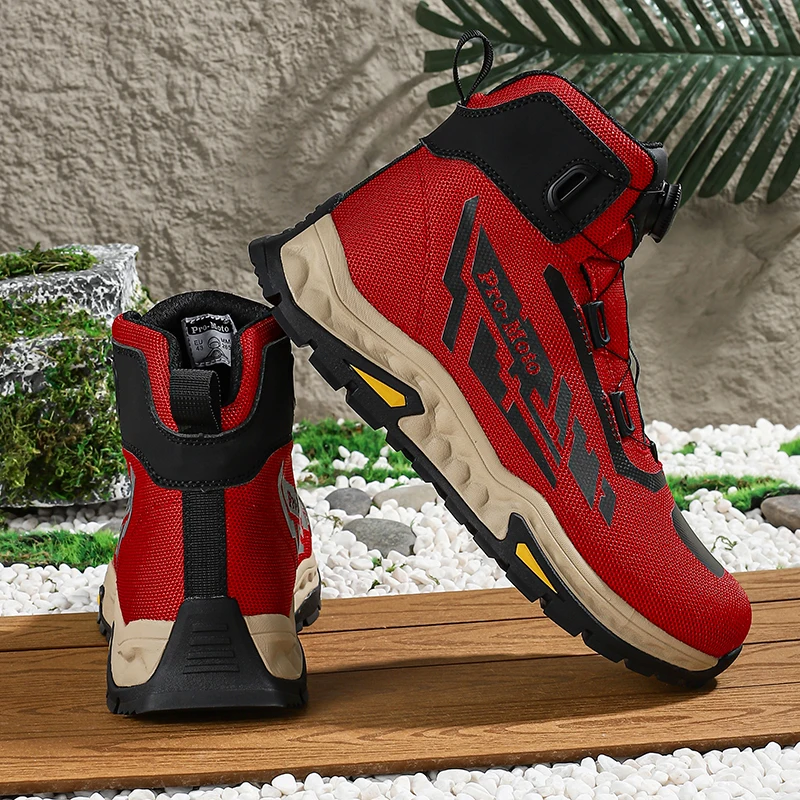 Boots For Motorcyclist Man Motorcycle Shoes Botas Moto Wear-Resistant Men's Motorcycle Shoes Men's Riding boo