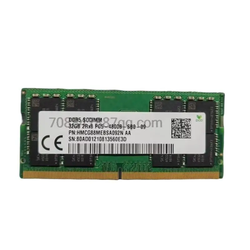 

original 100% authentique 32G 2RX8 PC5-4800B DDR5 HMCG88MEBSA092N
