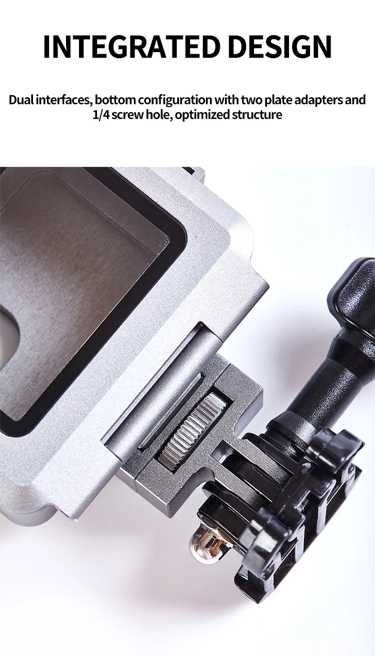 Wasserdichte Tauchhülle für GoPro 11 Mini, Schwarz, 60 m/80 m Unterwassergehäuse, Tauchschutzhülle – Detail 19