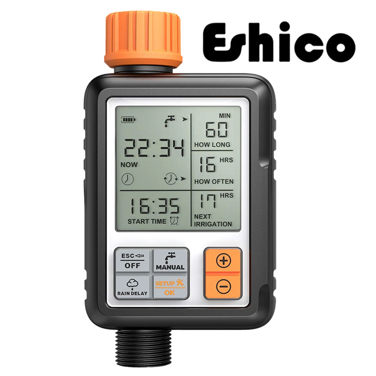 Eshico HCT-311 All Days Use Digital Water Timer Outdoor Irrigation Automatic Temporizador Garden Adjustable Programer