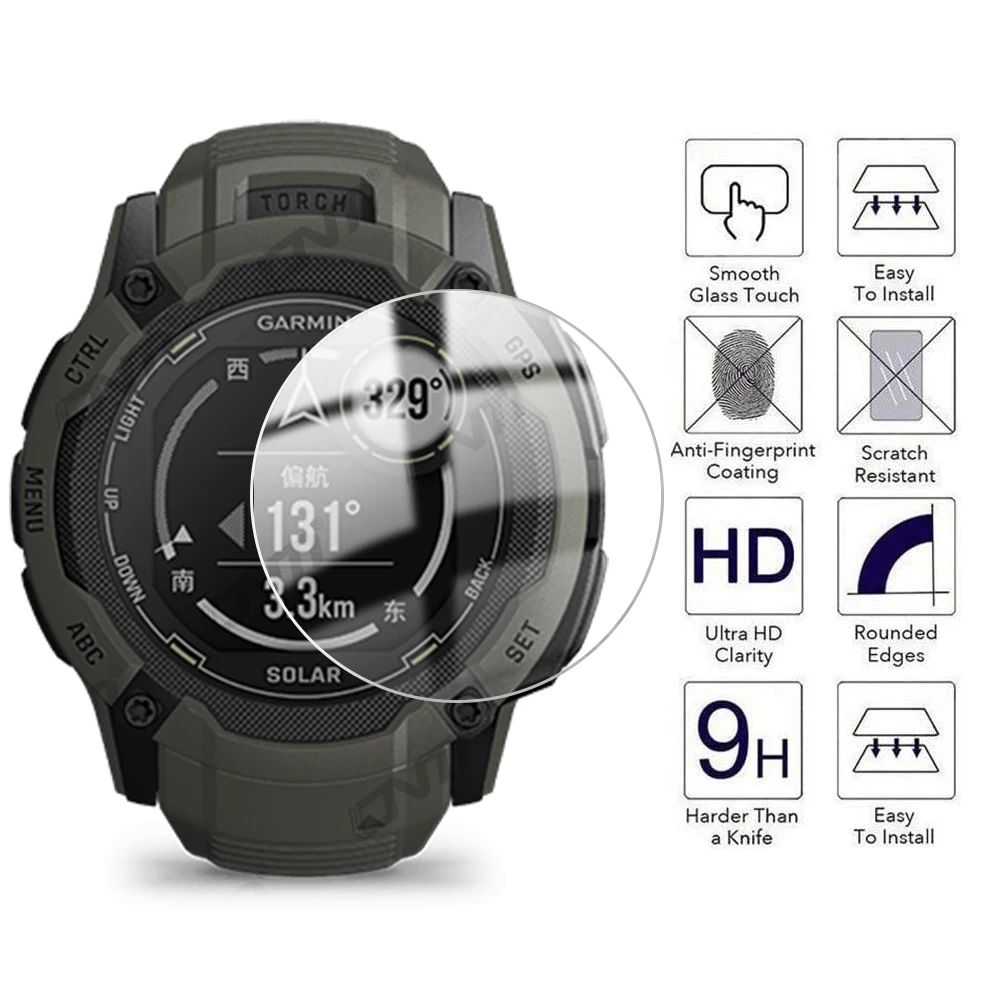 Brotect Pellicola Protettiva Opaca Per Garmin Instinct 2X Solar | Antiriflesso E Anti-impronta (2 Pezzi)