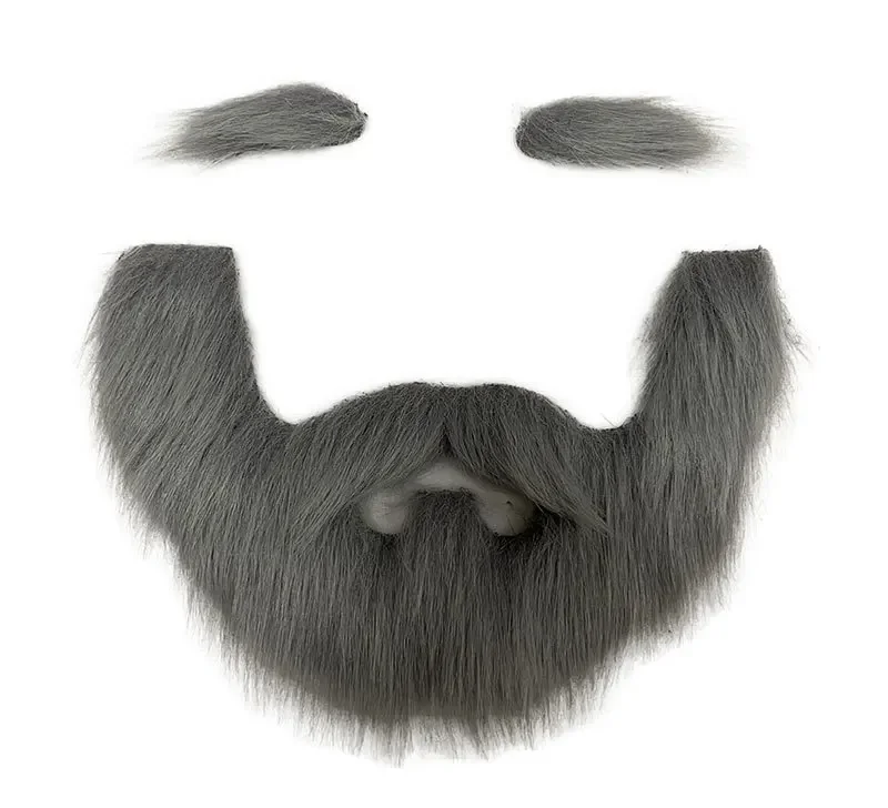 Funny Fake Eyebrows And Beards Costume Props Halloween Cosplay Party
