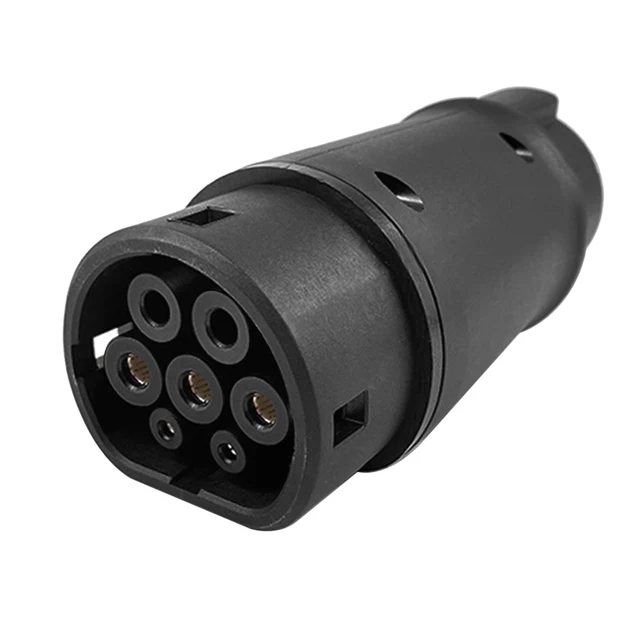 EVSE J1772 Adaptor Type 1 to Type 2 Socket Electric Vehicle Car EV Charger Connector IEC 62196 Adapter for Cars Vehicle 1