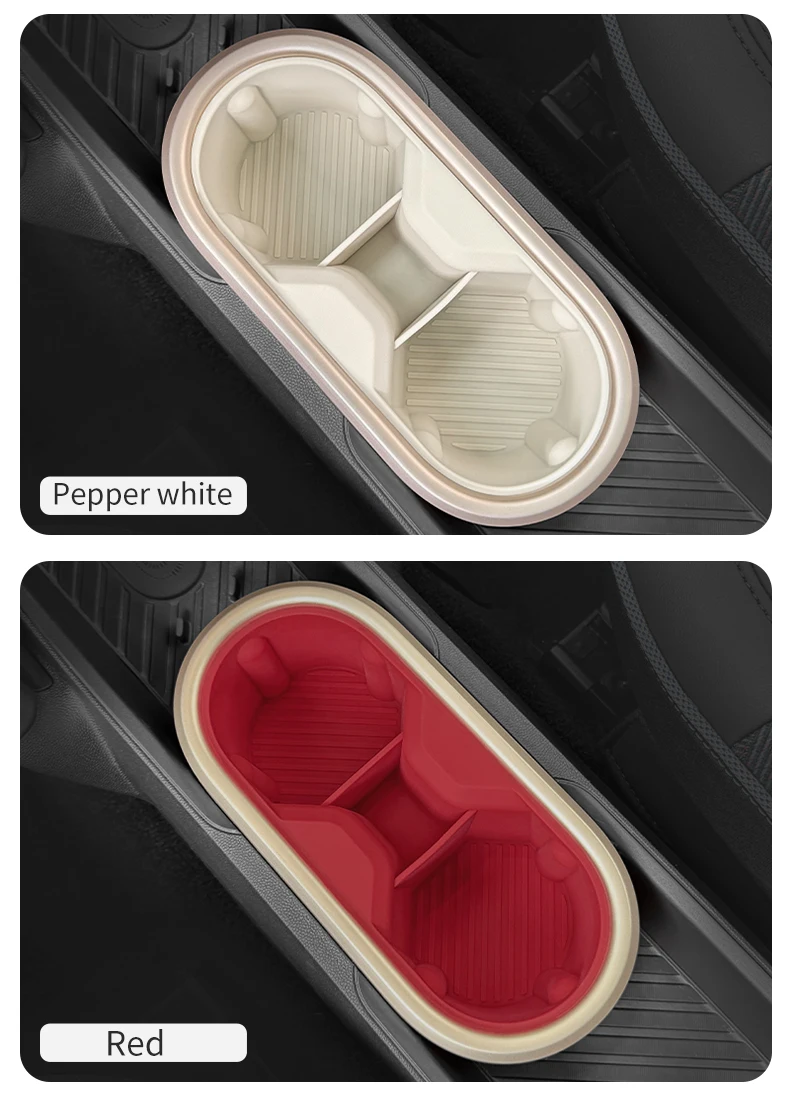 Auto Wasser Tasse Halter Für Mini Cooper E/SE J01 EV Aceman J05 Center Konsole Silikon Organizer Einsatz Lagerung box Auto Zubehör – Detail 14