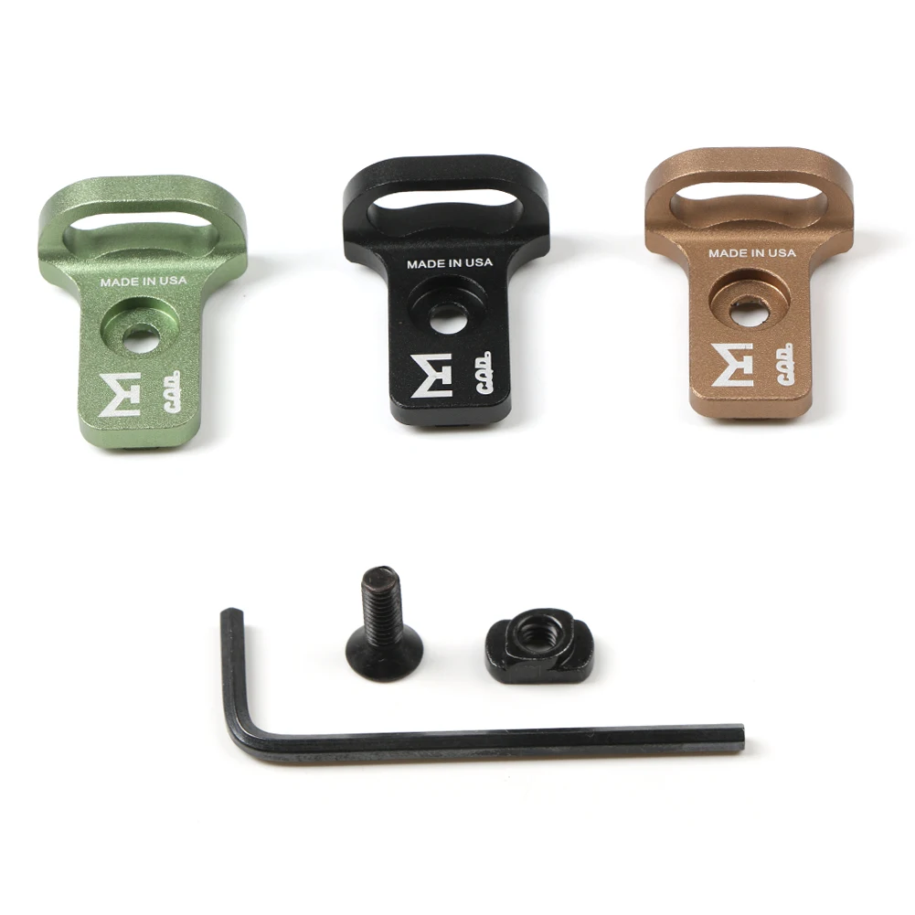 CNC Metal Tactical CQB Shoulder Strap Quick Sling CQD Sling Mount Front QD Sling Mount Adapter MLOK