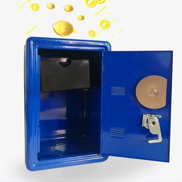 Mini Fém Biztonságos, Háztartási Biztonságos Doboz, Kreatív Malacka Bank, Key Safe, Asztali Dekoráció - Image 4