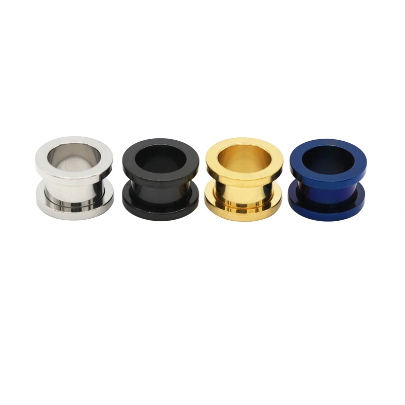 2Pcs Stainless Steel Flesh Tunnel Men Jewelry Ear Expander Plugs Piercing 3mm 8mm 10mm 25mm piercing jewelry body piercing jewelry body jewelry ear piercing jewelry body piercing earrings metal jewelry