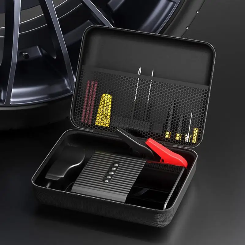 Car Vacuum Cleaner Storage Bag car vacuum cleaner bag Portable Air Pump Dustproof Case Headphone Charger Data Cable Storage Organizer Carrying Case
