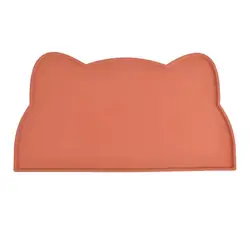 Enhanced Pet Silicone Food Mat - Portable, Waterproof, Non - Slip Placemat (B Wine Red)