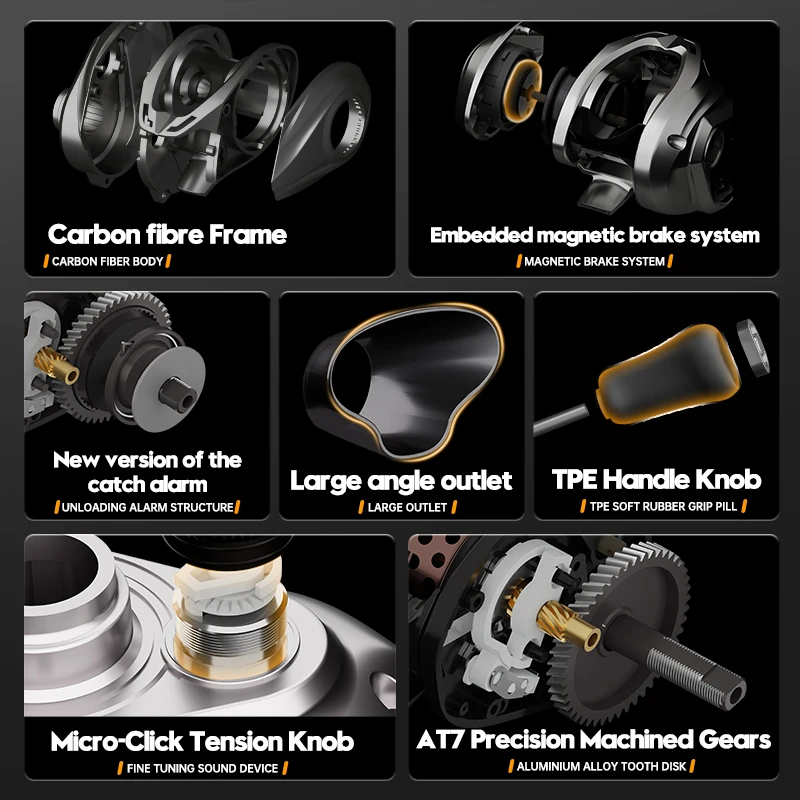 Ultralight Baitcasting Reel 3