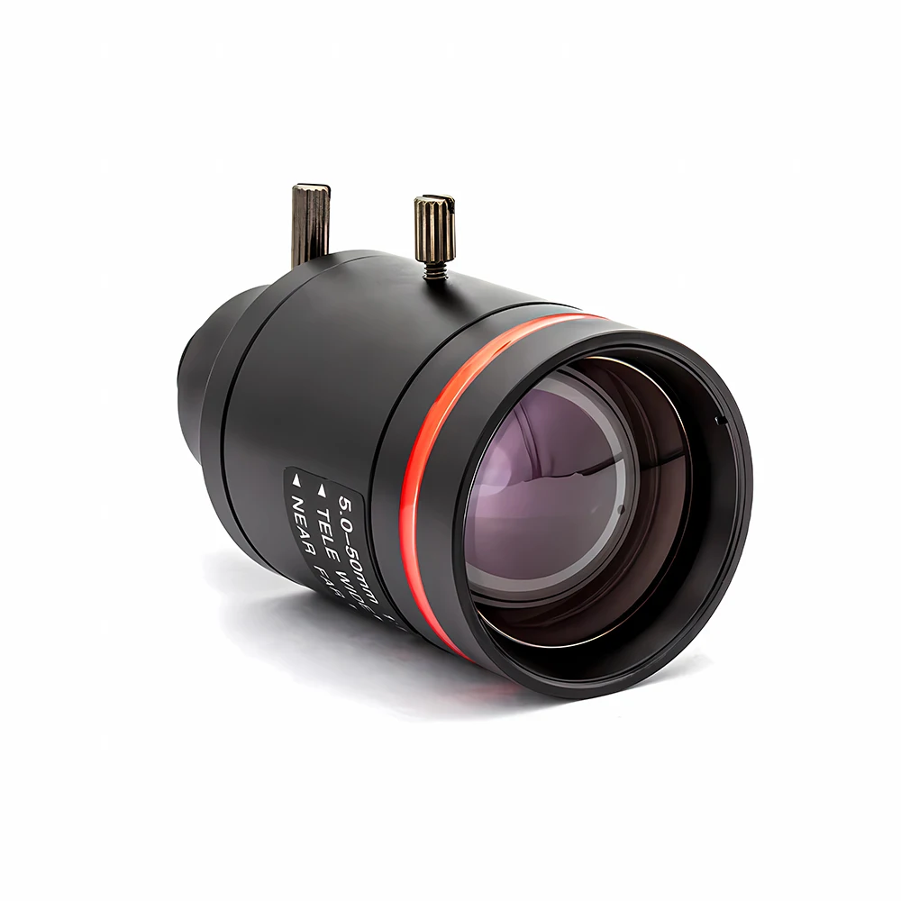 10X Zoom 2/5MP Varifocal Lens 5-50mm M12 Mount F1.6 1/2.7 Inch Manual Focus For
