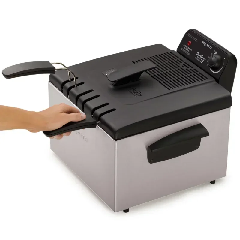 05466 Stainless Steel Dual Basket Pro Fry Immersion Element Deep Fryer USA