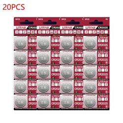 Premium 3V Lithium Coin Cell Battery (20PCS CR2025)