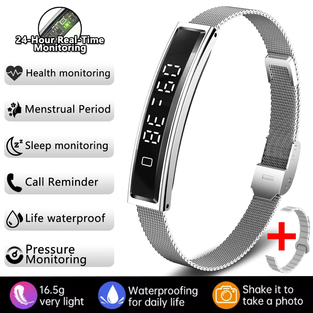 Health Smart Bracelet Men Women Fitness Sports Band Stress Test thumbnail 4