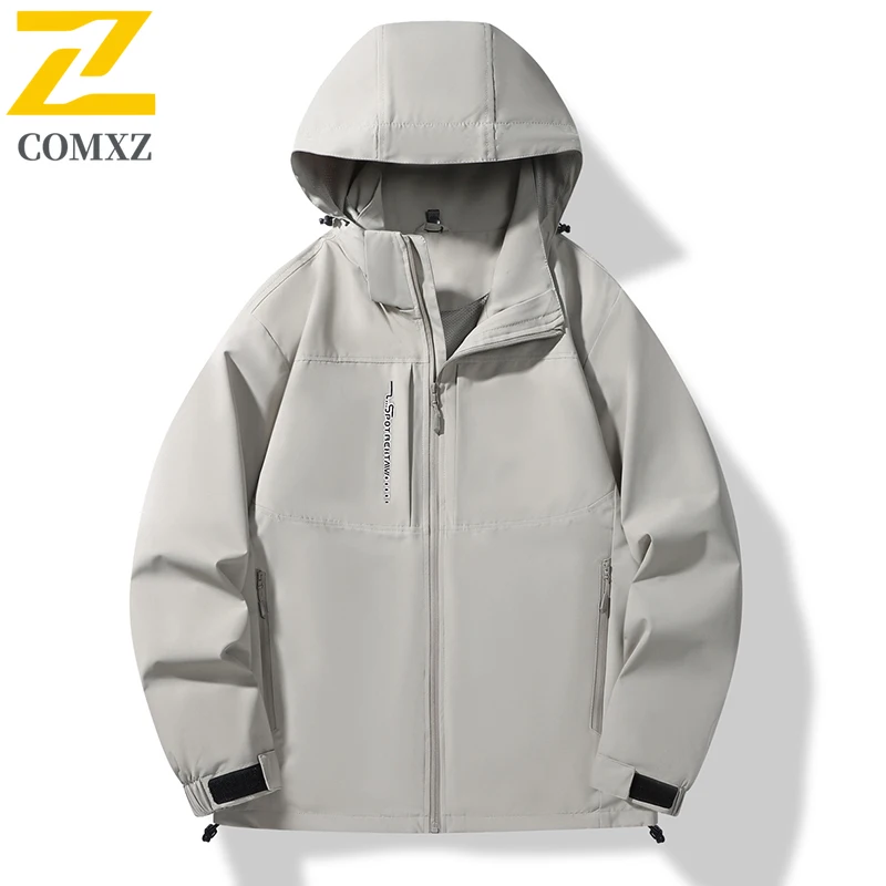 EIAO Unisex School Windbreaker  Spring Autumn Waterproof Windproof Group Uniform Outdoor Jacket Hiking Camping Lightweight Coat