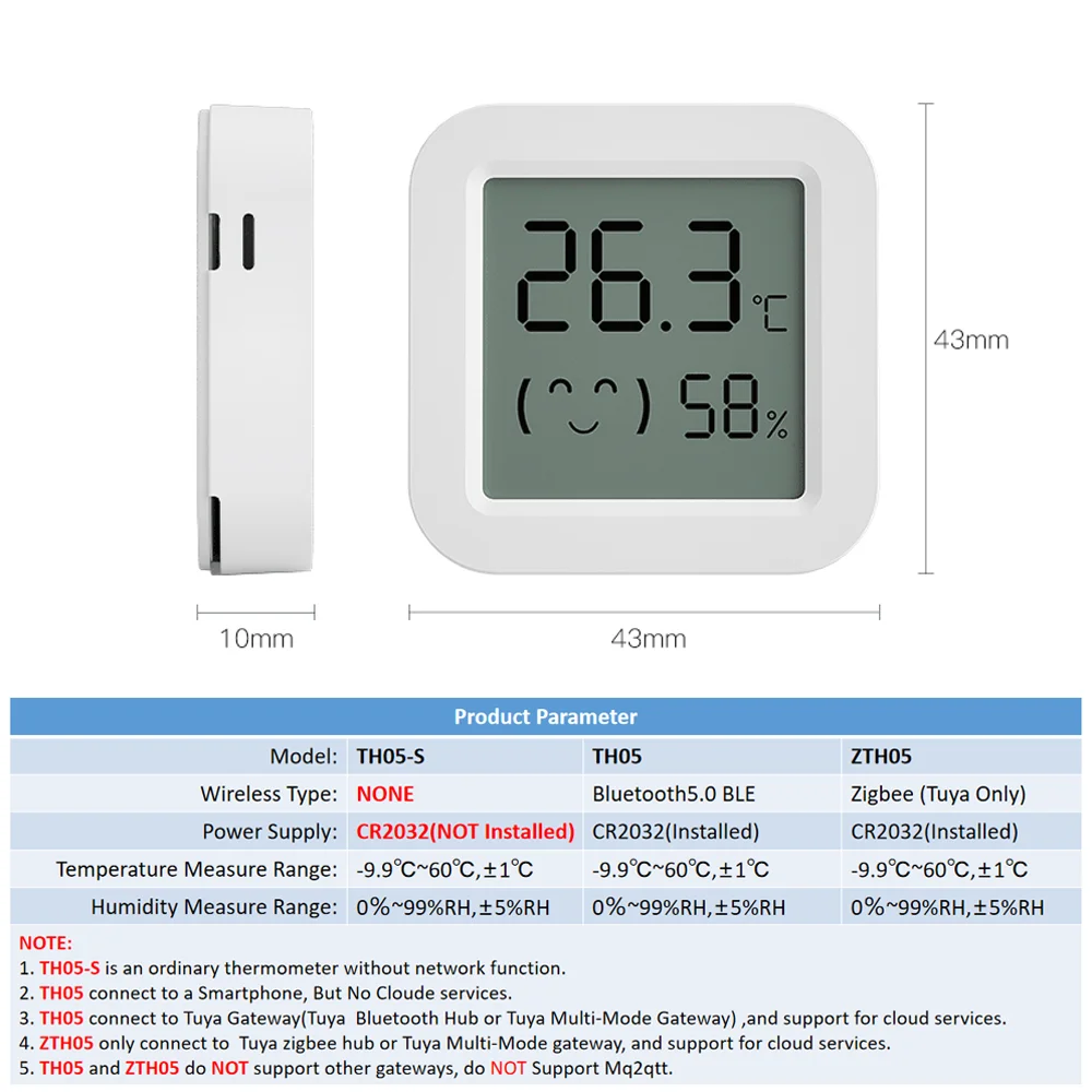 Tuya Temperature Humidity Sensor Mini LCD Digital Display Compatible with Bluetooth APP Remote Control Thermometer Hygrometer temperature humidity sensor,temperature humidity meter