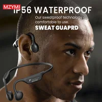 MZYMI A18 TWS Earphone Bone Conduction Neckband Headphone Sport IP56 Waterproof Headset Built-in Mic For Android iOS - Image 2