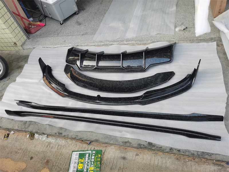 REAL FORGE Carbon Fiber For Tesla Model 3 2019 2020 2021 2022 2023 Front Lip Rear Diffuser Bumper Body Side Skirt Kit Spoiler 28 - Racext REAL FORGE Carbon Fiber For Tesla Model 3 2019 2020 2021 2022 2023 Front Lip Rear Diffuser Bumper Body Side Skirt Kit Spoiler - - Racext 27