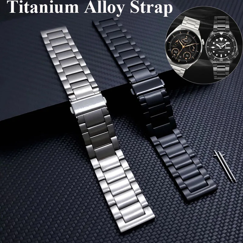 Titanium Alloy Universal Watch Strap - Sleek and Durable Bracelet