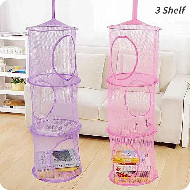 3 Shelf Net Kids Toy Organizer Bag 1