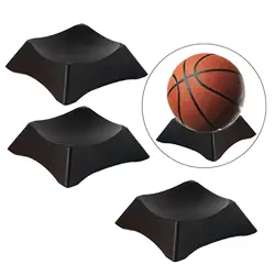 3x ABS Ball Display Stand Organizer Storage Sports Bracket Holder Equipment Base for Desk Bowling Ball Shop Football Rugby Ball