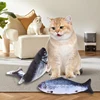 Cat Dog Toy Fish USB Charging Electric Floppy Simulation Fish Interactive Training Teeth Grinding Pet Chew Toys 2