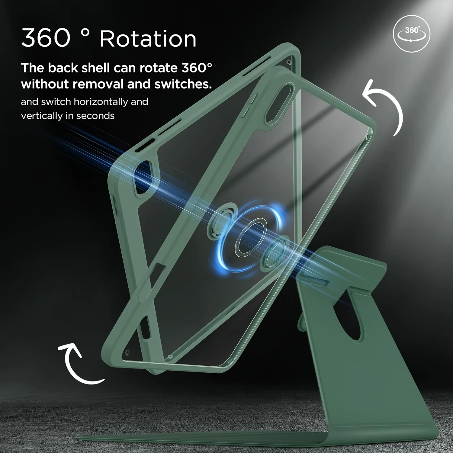 360-Degree Rotating Tablet Case