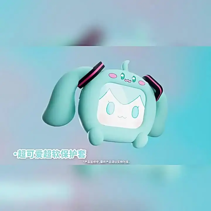 公式 初音ミク タッチパネル付き ワイヤレスイヤホン CUBE FACE