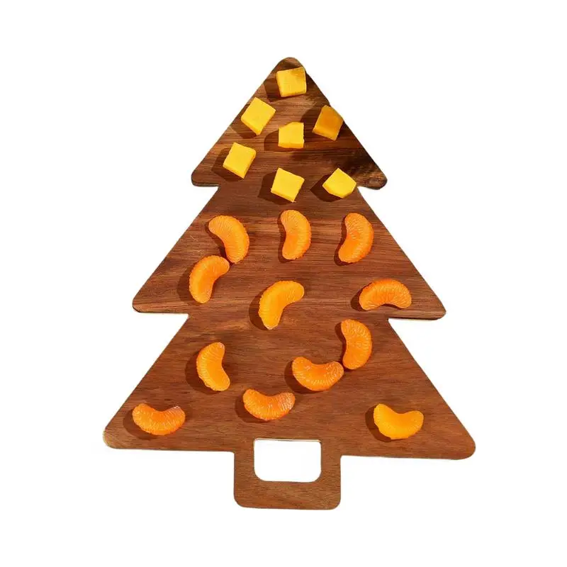 

Рождественская деревянная сервировочная доска, деревянные кухонные шкафы для столовых, ресторанов, дома и кафе