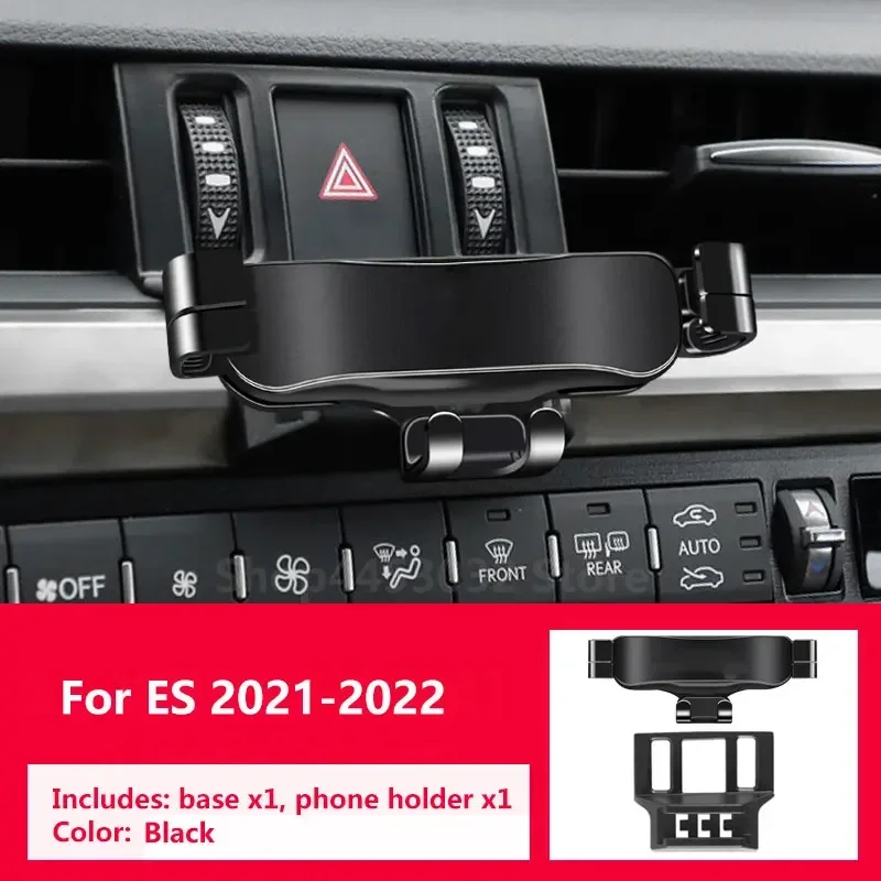 Lexus ES 260 중력 자동차 전화 거치대, 300h 2021 2022 2023, 특수베이스 브래킷, 클립 벤트 아님, GPS 마운트 액세서리