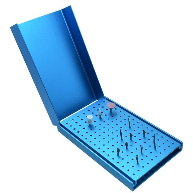 58 Fori Supporto Scoppio Dentale Autoclave Scatola Disinfezione - Foto 6