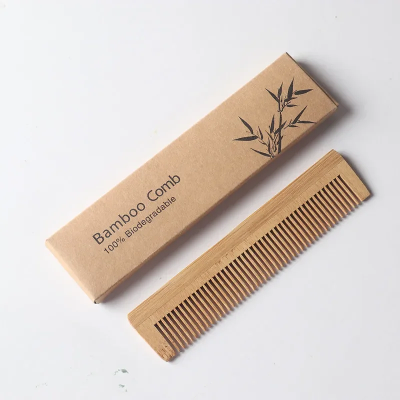 빗 Wooden Comb Bamboo Massage Hair Combs Natural Anti-static Hair Brushes Hair Care Massage Comb Men Hairdressing Styling Tool images - 6