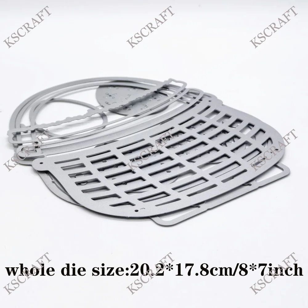 KSCRAFT 부활절 바구니 메모리덱스 커팅 다이 스텐실 DIY 스크랩북 장식 엠보싱 DIY 종이 카드용