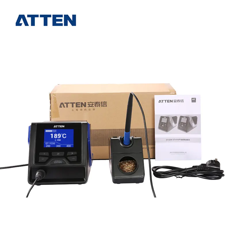 

ATTEN GT-6150 150W soldering station 150W Single Channel soldering iron intelligent lead-free Auto-sleep SMD Rework Station