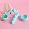 1set Professional Nail Brush Washing Equipment  Acrylic Liquid Powder Container Nail Cup Nail Rrush Holder Manicure Tools 3