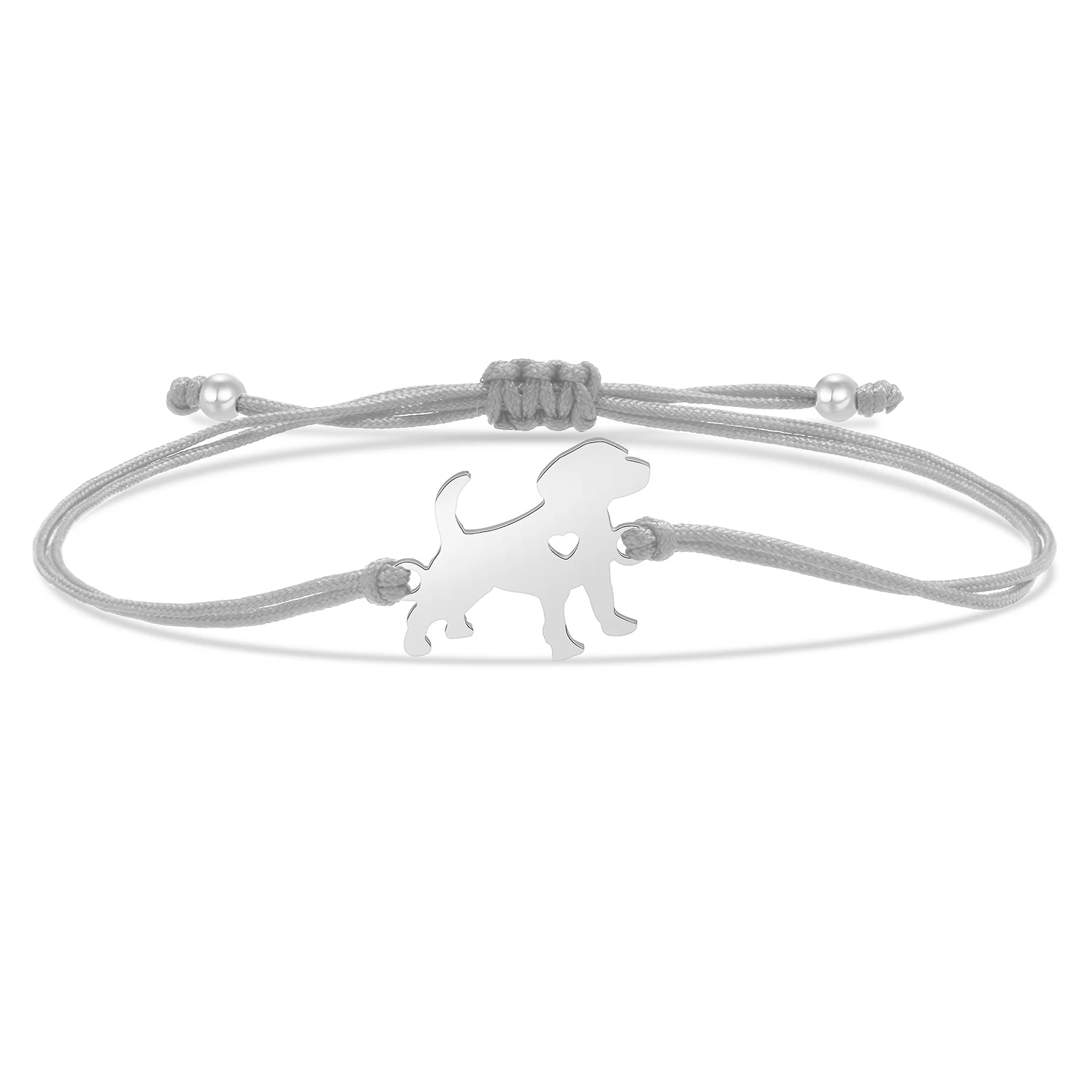 Gold-plated Stainless Steel Delicate Polish Cute Dog - PeticaDeals