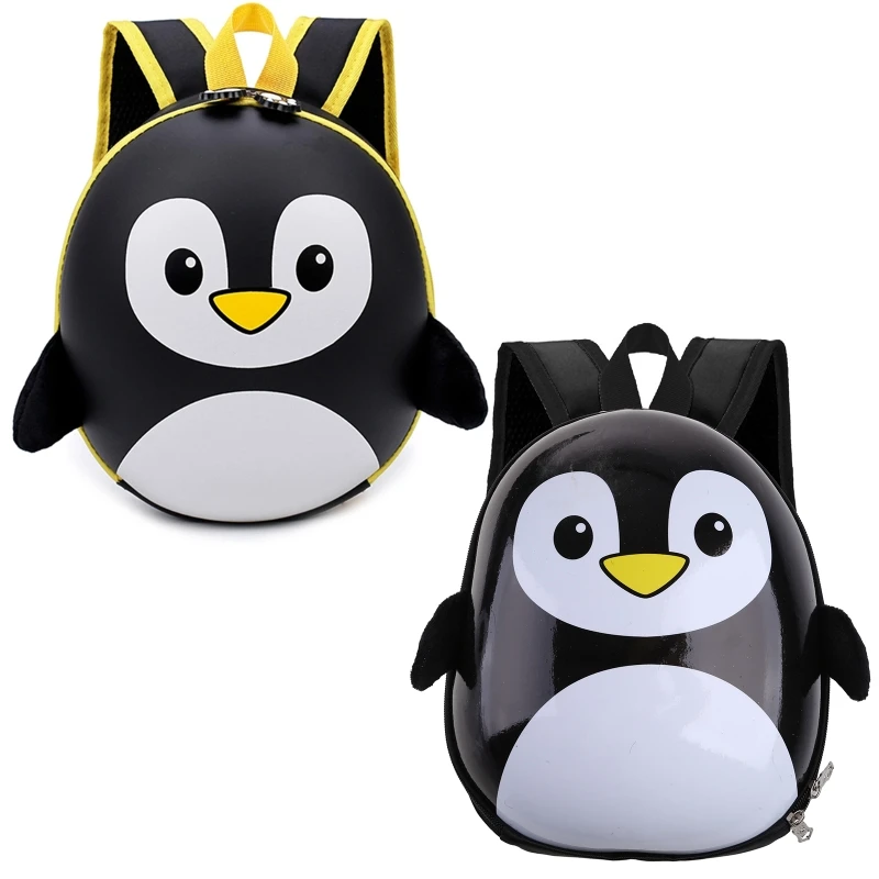 

F19F Baby Kids Boy Girl Penguin Casual Backpack Cartoon Small Shoulder School Bag New