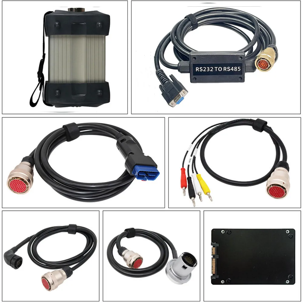

MB Star C3 Multiplexer with 5 Cables Support 12V 24V Cars and Trucks C3 Star MB Diagnostic Interface NO SOFTWARE