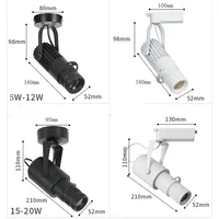 Theater Stage Zoom Spotlights, COB Focus Logo Projector Track Lights,Industrial Gobo Lights for Company Restaurant Store Wedding 2