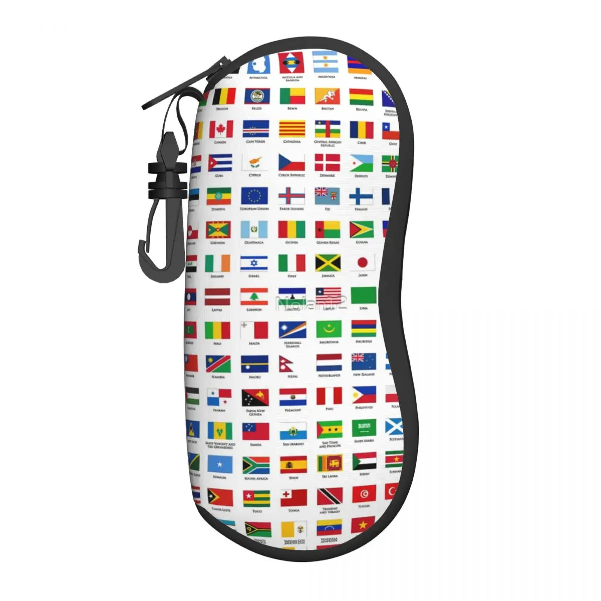

World Flags Glasses Case Cute Eyeglasses Bag Humor Graphic Glasses storage box