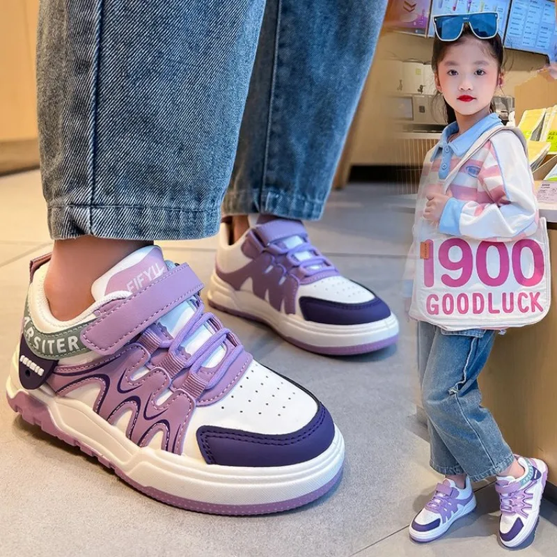 2024 Spring Autumn Kids Sport Shoes Mesh Breathable Boys Sneakers Student Girls Shoes Non-slip  sneakers for boys kids 6