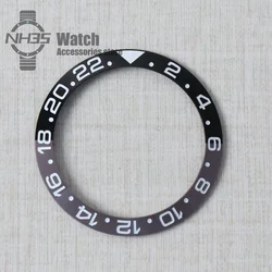 Ceramic Black Grey 38mm Watch Bezel Insert - Modern Design Accessories for 38mm (A1)