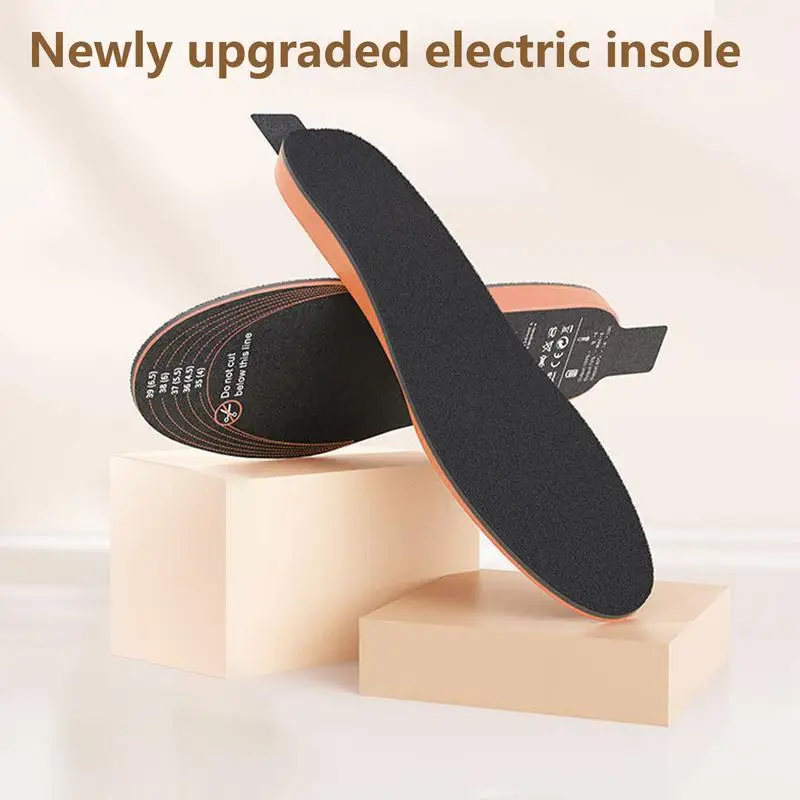 Thermal Heating Insoles Outdoor USB Rechargeable Insoles 1 Pair USB Charging Women Men App Control For Cold Weather