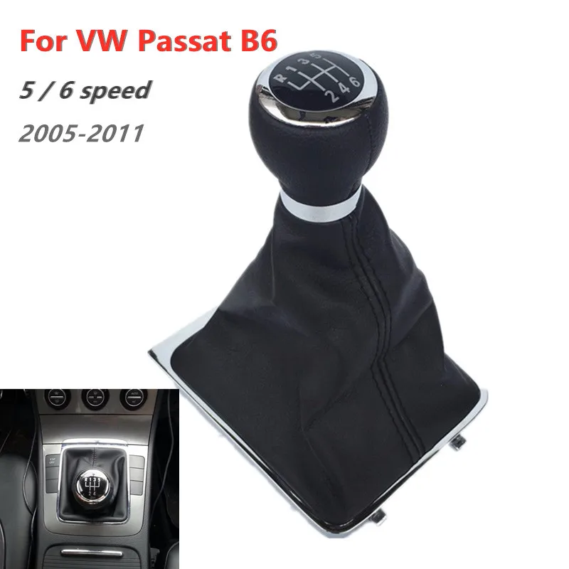 

5 6-скоростная фотосессия для Volkswagen VW Passat B6 2005 2006 2007 2008 2009 2010 2011 Рычажная рукоятка аксессуар